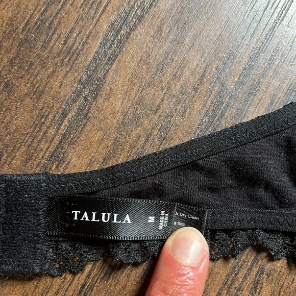 Aritzia Talula Black Lace Halter Bralette - Picture 5 of 6